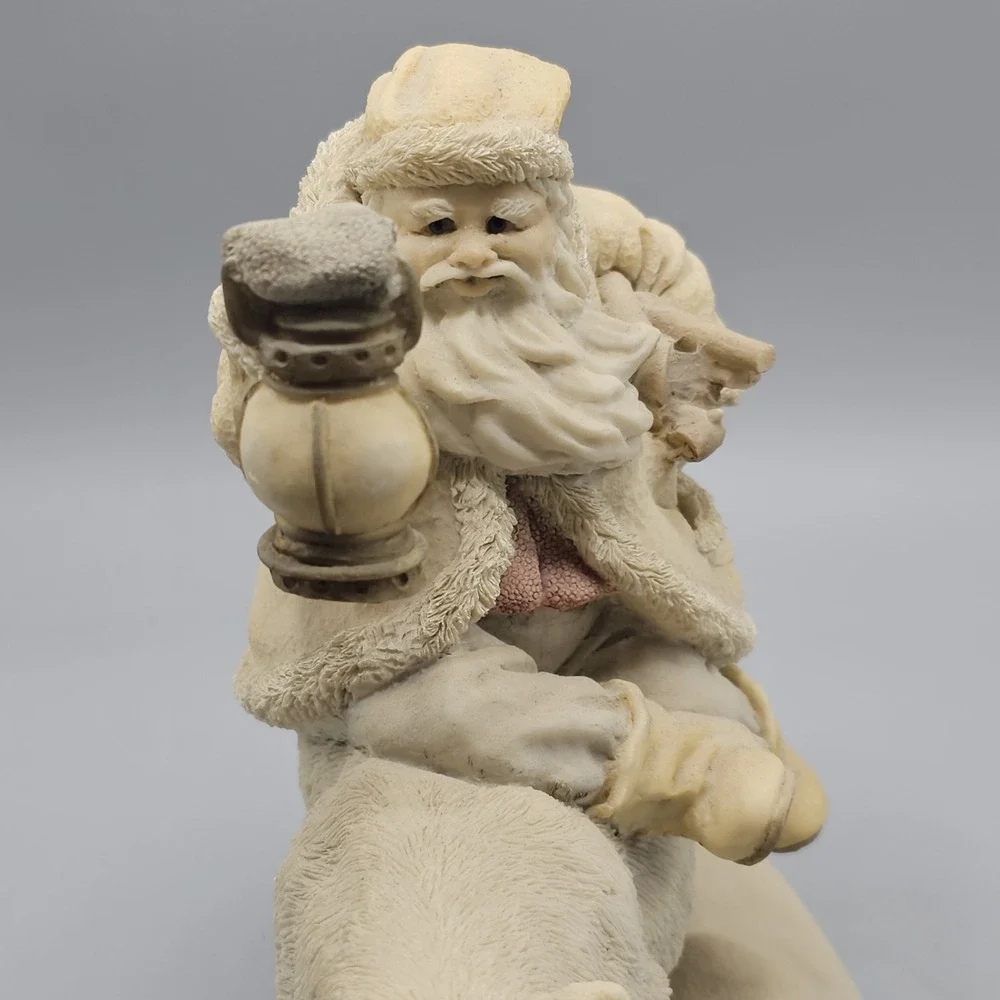 Vtg The Legend of Santa Claus Into the Wind Polar Bear 1995 Ken Memoli Victorian